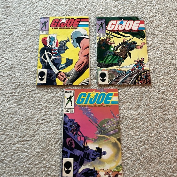 G.I. Joe, A Real American Hero! #36 #37 #38 June Jul August 1985, Marvel Comics) - Picture 1 of 2